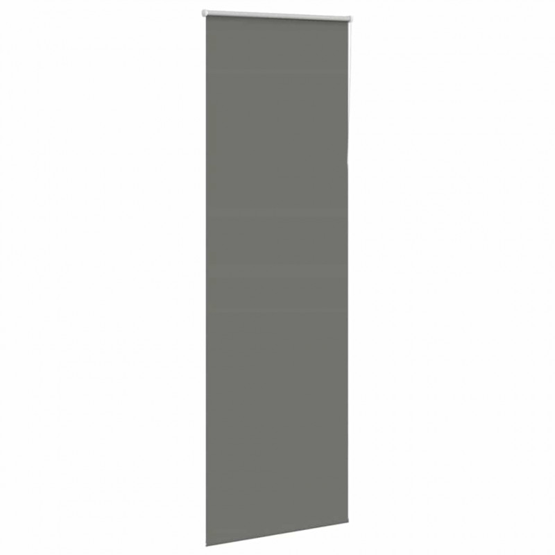 Roleta zaciemniająca szara 80x210 cm Szerokość tkaniny 75,7 cm