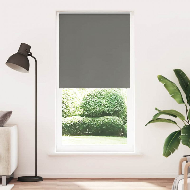 Roleta zaciemniająca szara 110x210cm Szerokość tkaniny 105,7cm