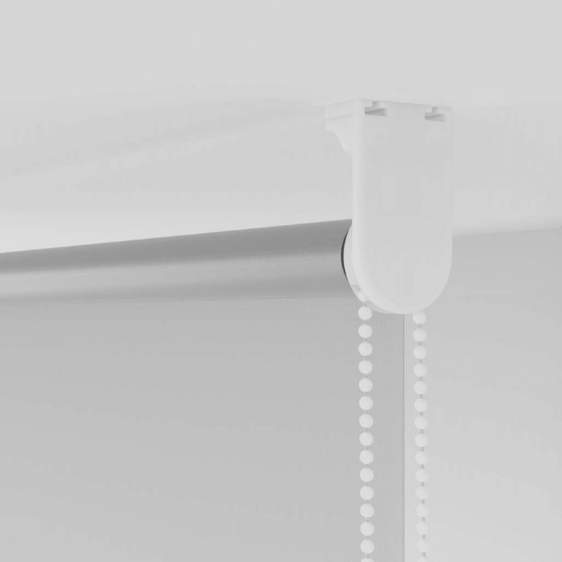 Roleta zaciemniająca jasnoszara 160x175 cm Szerokość tkaniny
