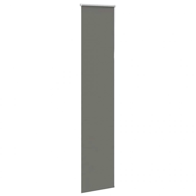 Roleta zaciemniająca szara 45x230 cm Szerokość tkaniny 40,7 cm