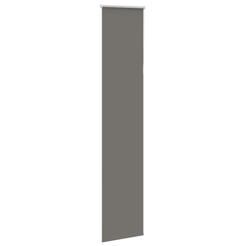 Roleta zaciemniająca szara 55x230 cm Szerokość tkaniny 50,7 cm