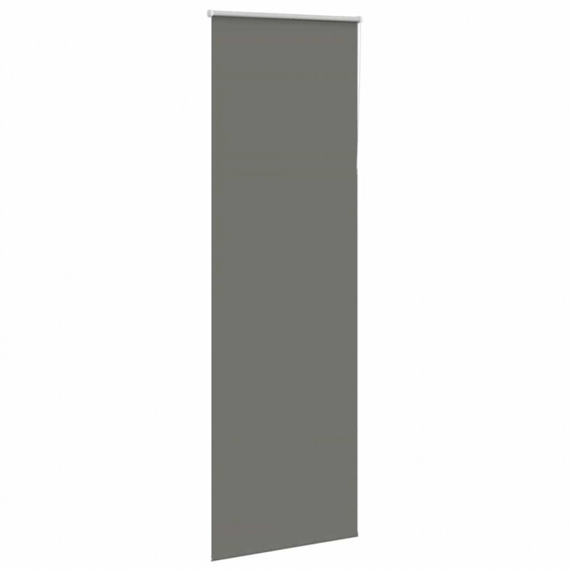 Roleta zaciemniająca szara 65x230 cm Szerokość tkaniny 60,7 cm