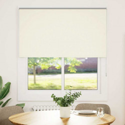 Roleta zaciemniająca Off White 140x130 cm Szerokość tkaniny