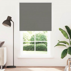 Roleta zaciemniająca szara 130x230cm Szerokość tkaniny 126,6cm