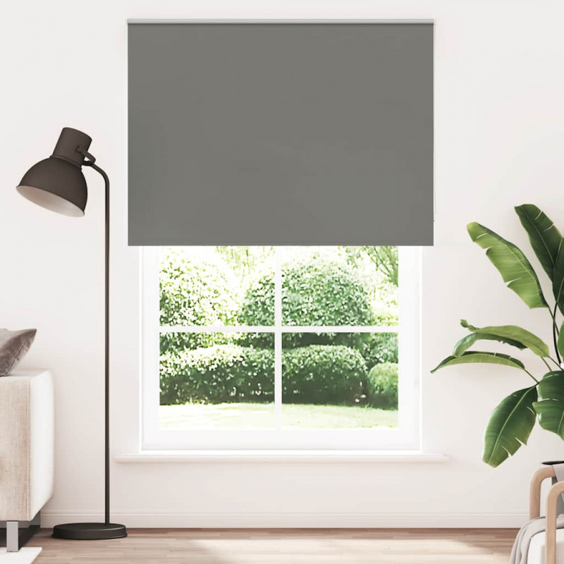 Roleta zaciemniająca szara 165x230cm Szerokość tkaniny 161,6cm