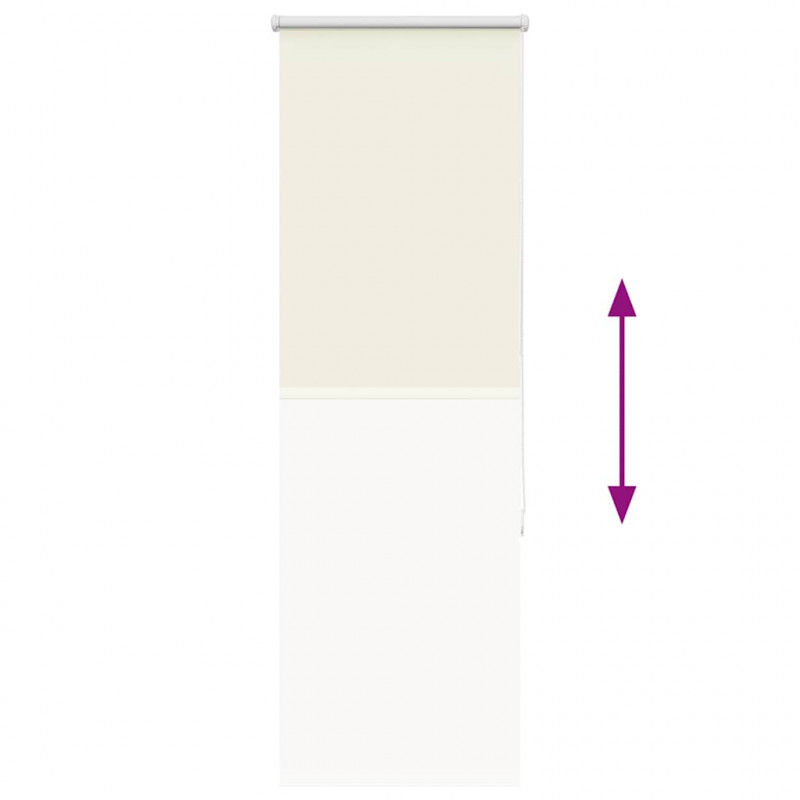 Roleta zaciemniająca Off White 60x150 cm Szerokość tkaniny