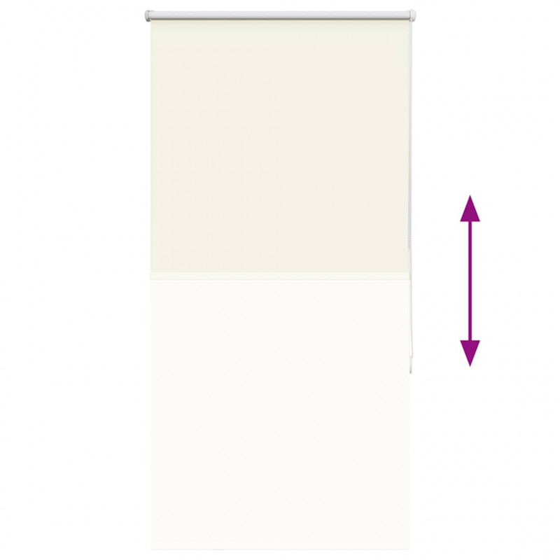 Roleta zaciemniająca Off White 65x150 cm Szerokość tkaniny