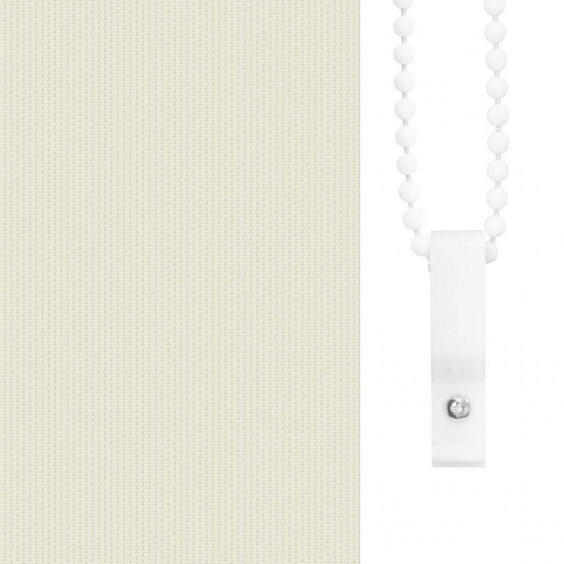 Roleta zaciemniająca Off White 125x150 cm Szerokość tkaniny