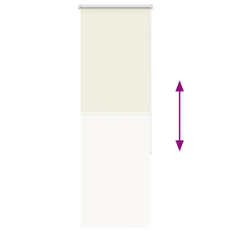 Roleta zaciemniająca Off White 40x175 cm Szerokość tkaniny