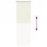 Roleta zaciemniająca Off White 50x175 cm Szerokość tkaniny