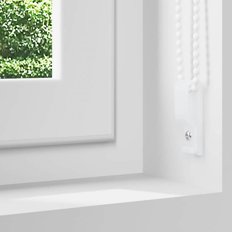Roleta zaciemniająca biała 115x150 cm Szerokość tkaniny 110,7cm