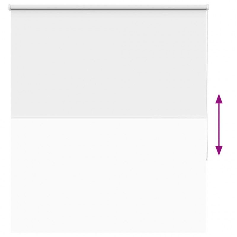 Roleta zaciemniająca biała 120x150 cm Szerokość tkaniny 116,6cm