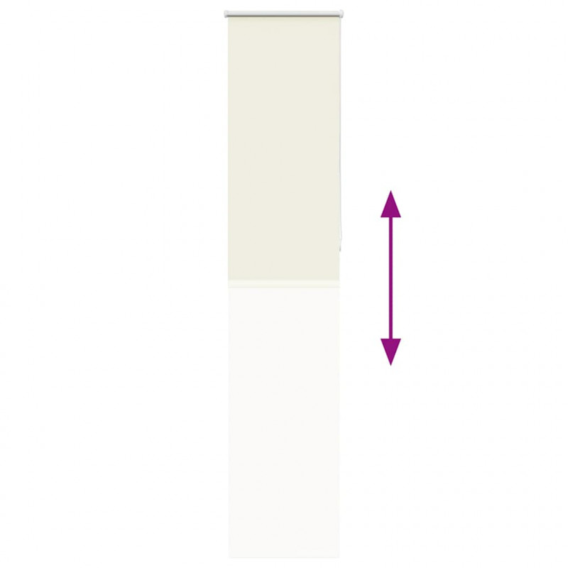 Roleta zaciemniająca Off White 40x210 cm Szerokość tkaniny
