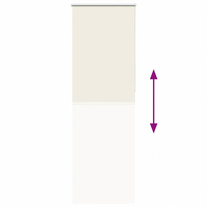 Roleta zaciemniająca Off White 80x210 cm Szerokość tkaniny