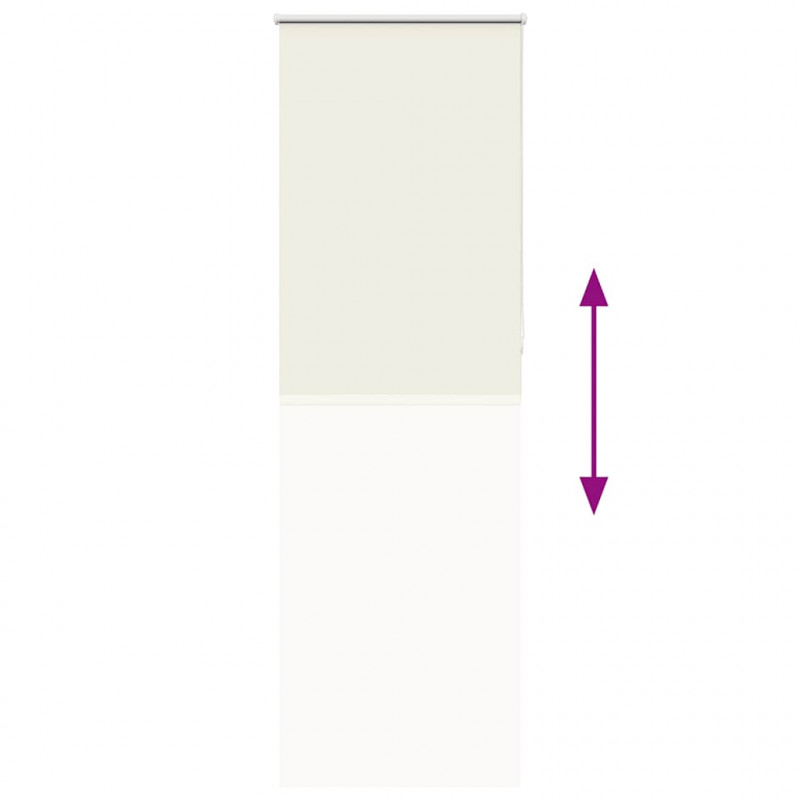 Roleta zaciemniająca Off White 85x210 cm Szerokość tkaniny