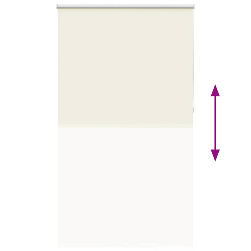 Roleta zaciemniająca Off White 135x210 cm Szerokość tkaniny