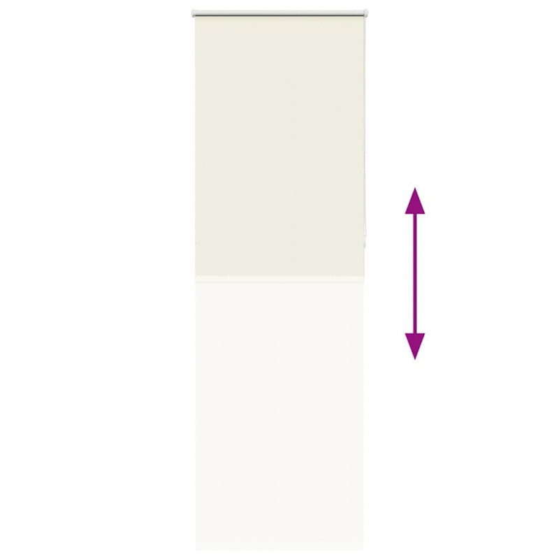 Roleta zaciemniająca Off White 85x230 cm Szerokość tkaniny