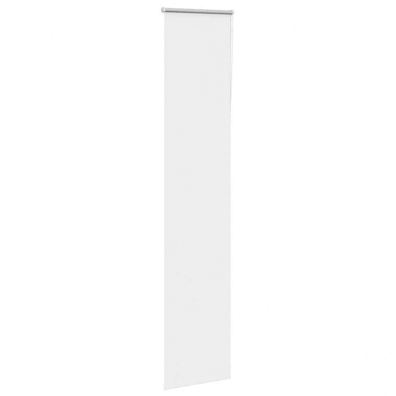 Roleta zaciemniająca biała 55x210 cm Szerokość tkaniny 50,7 cm