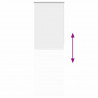 Roleta zaciemniająca biała 80x210 cm Szerokość tkaniny 75,7 cm