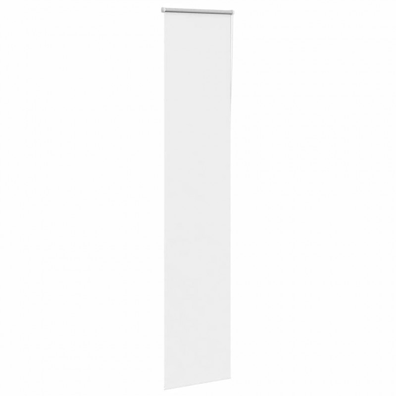 Roleta zaciemniająca biała 45x230 cm Szerokość tkaniny 40,7 cm