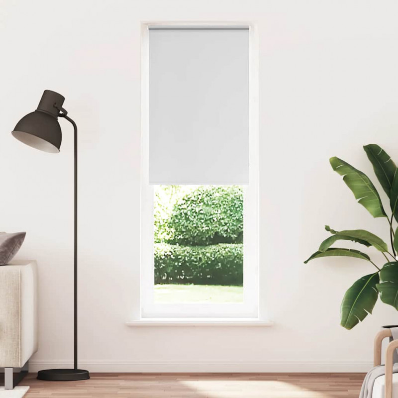 Roleta zaciemniająca biała 75x230 cm Szerokość tkaniny 70,7 cm
