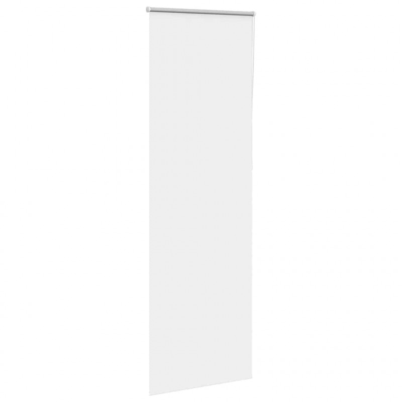 Roleta zaciemniająca biała 75x230 cm Szerokość tkaniny 70,7 cm