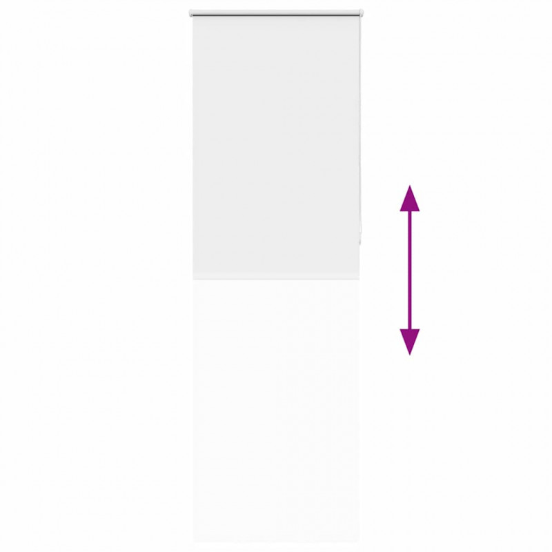 Roleta zaciemniająca biała 75x230 cm Szerokość tkaniny 70,7 cm