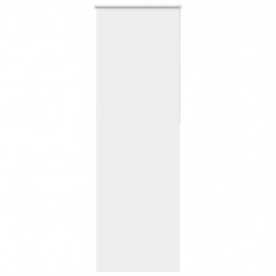 Roleta zaciemniająca biała 80x230 cm Szerokość tkaniny 75,7 cm