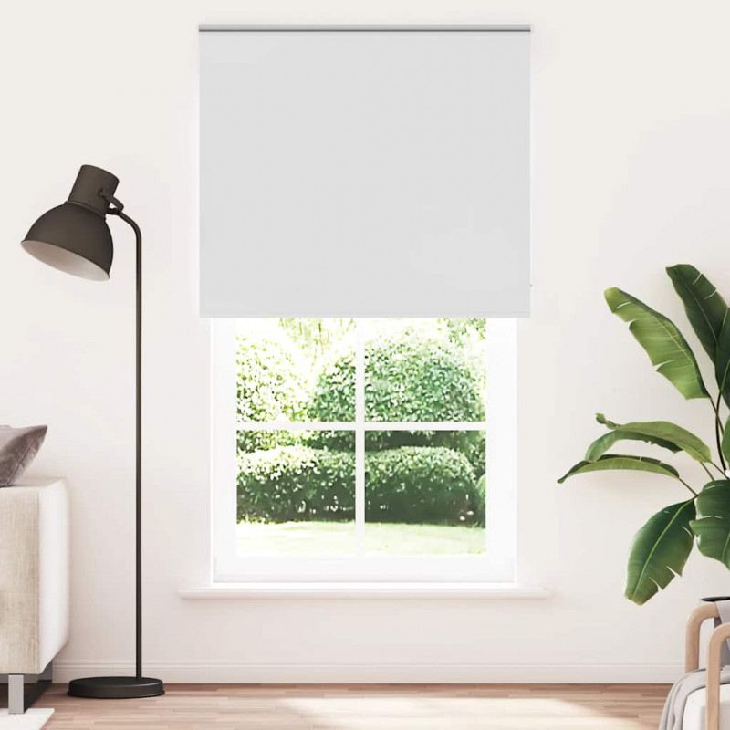 Roleta zaciemniająca biała 130x230 cm Szerokość tkaniny 126,6cm