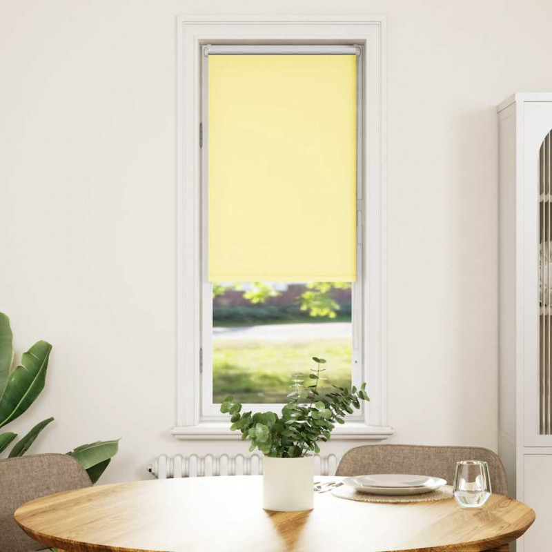 Roleta zaciemniająca Żółta 40x130 cm Szerokość tkaniny 35,7cm