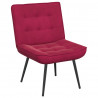 Fotel relaksacyjny wino czerwone 64x74x84 cm aksamit