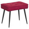 Fotel relaksacyjny wino czerwone 64x74x84 cm aksamit