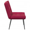 Fotel relaksacyjny wino czerwone 64x74x84 cm aksamit