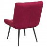 Fotel relaksacyjny wino czerwone 64x74x84 cm aksamit