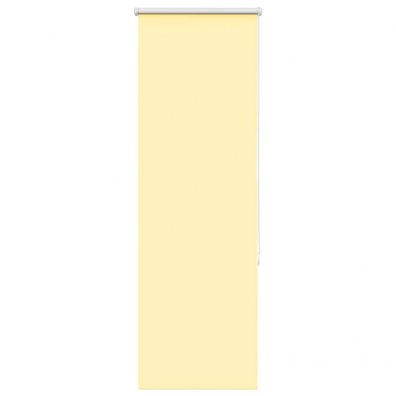 Roleta zaciemniająca Żółta 45x130 cm Szerokość tkaniny 40,7 cm