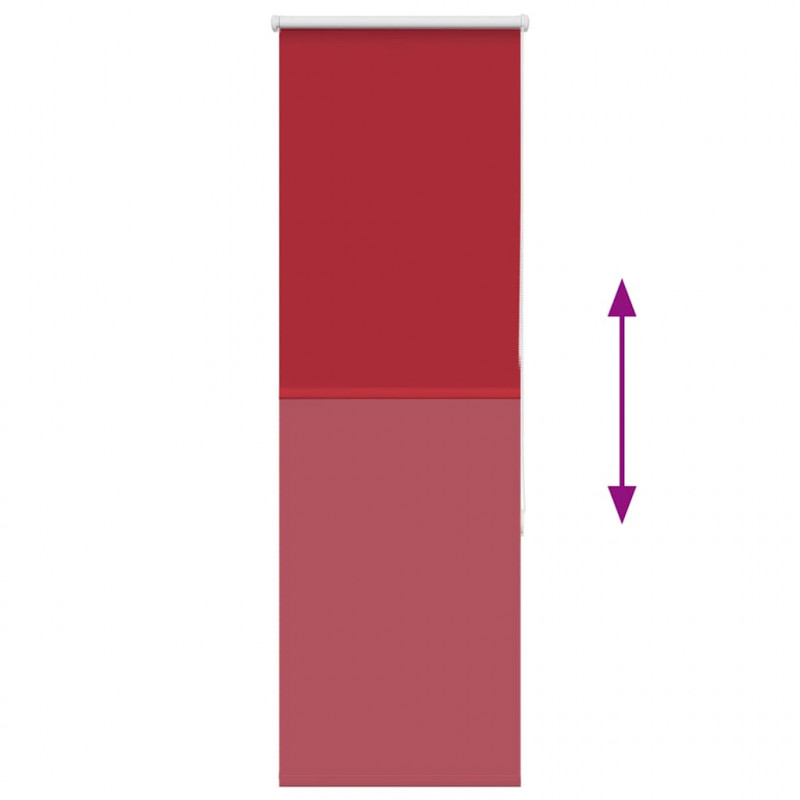 Roleta zaciemniająca Red 45x175 cm Szerokość tkaniny 40,7 cm