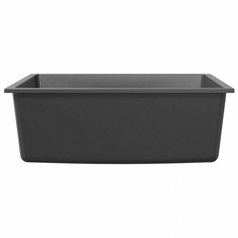 Zlew kuchenny Szary 54 x 44 x 20 cm Granit