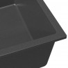 Zlew kuchenny Szary 54 x 44 x 20 cm Granit