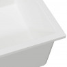 Zlew kuchenny Biały 54 x 44 x 20 cm Granit