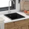 Zlew kuchenny Czarny 38 x 44 x 20 cm Granit