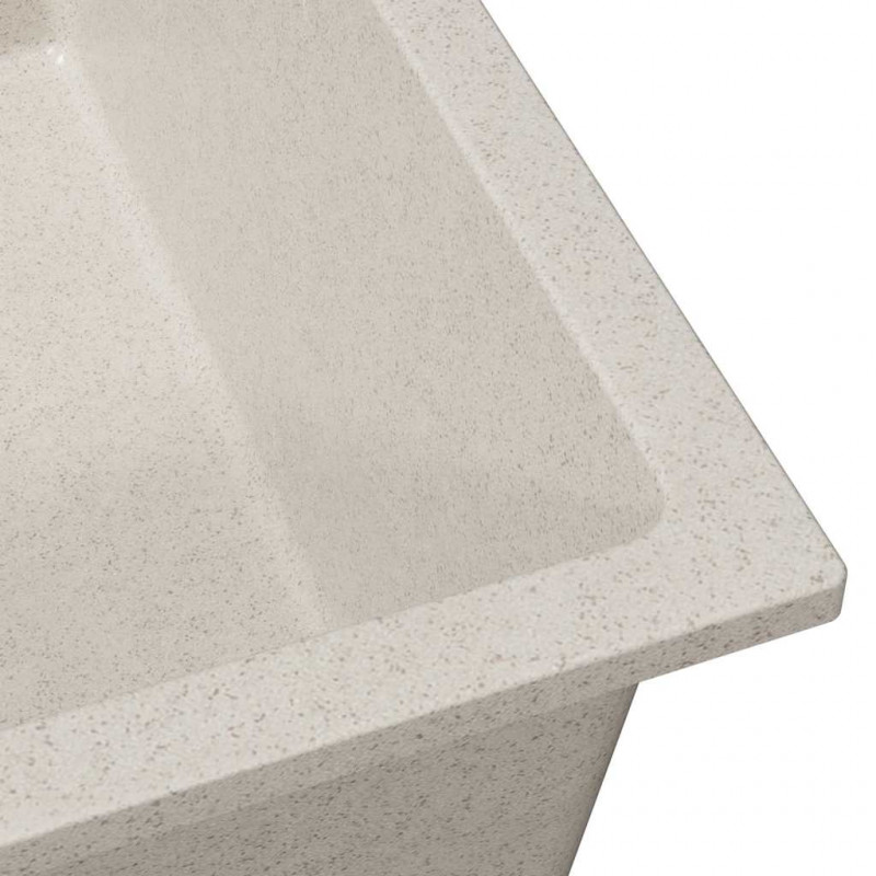 Zlew kuchenny Beżowy 38 x 44 x 20 cm Granit