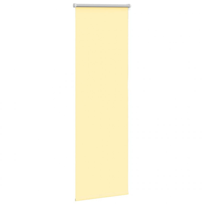 Roleta zaciemniająca Żółta 55x150 cm Szerokość tkaniny 50,7 cm