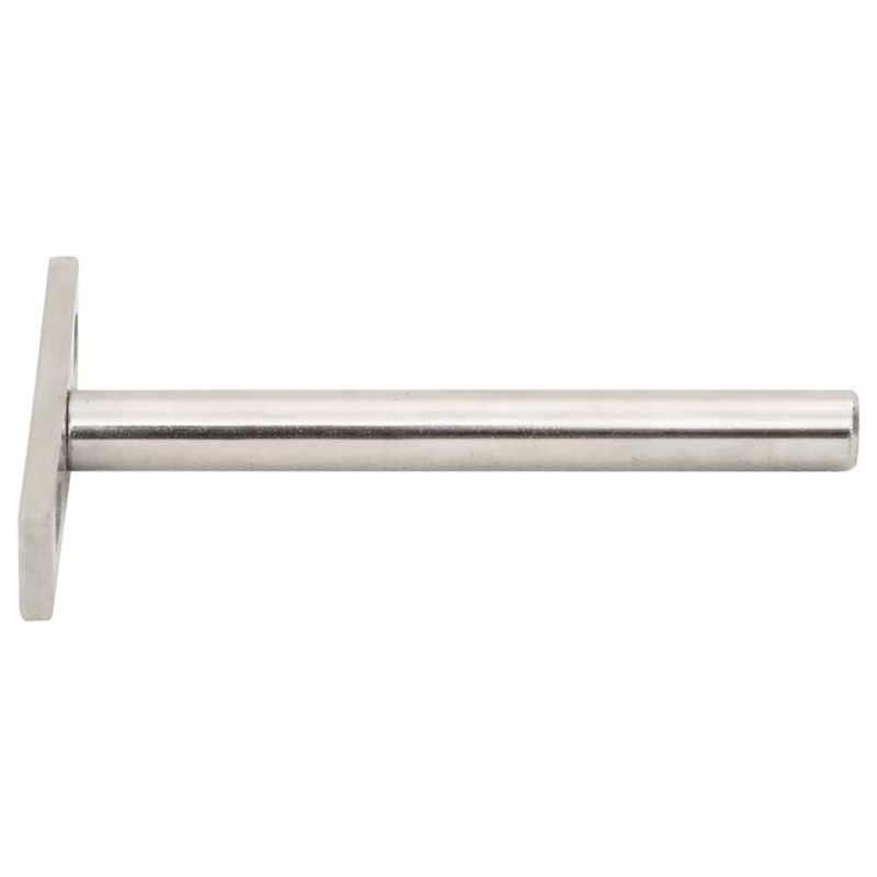 Wsporniki półek pływających, 12 szt., Ø10x100 mm, stal węglowa