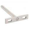 Wsporniki półek pływających, 12 szt., Ø10x100 mm, stal węglowa