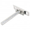 Wsporniki półek pływających, 12 szt., Ø12x100 mm, stal węglowa