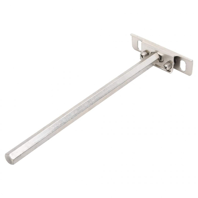 Wsporniki półek pływających, 12 szt., Ø12x200 mm, stal węglowa