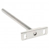 Wsporniki półek pływających, 12 szt., Ø12x200 mm, stal węglowa