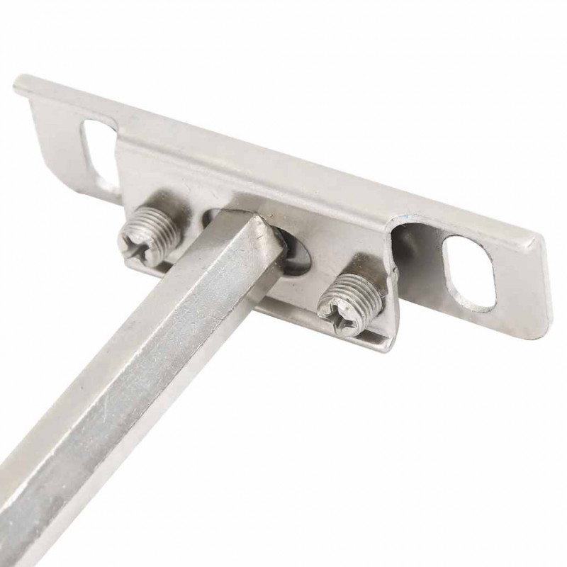 Wsporniki półek pływających, 12 szt., Ø12x200 mm, stal węglowa