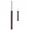 Uchwyty do półek wiszących 12 pcs Beżowy Ø14 x 210 mm Stal