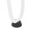 Nogi do stolika kawowego w kształcie spinki do włosów 4 szt. Białe 10 cm Stal lite
